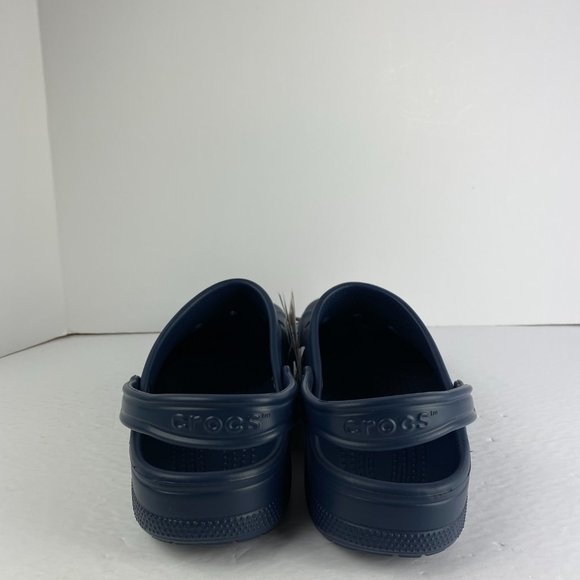 Men's Crocs Baya Navy Clogs Slip On Slide Sandals - Picture 4 of 11